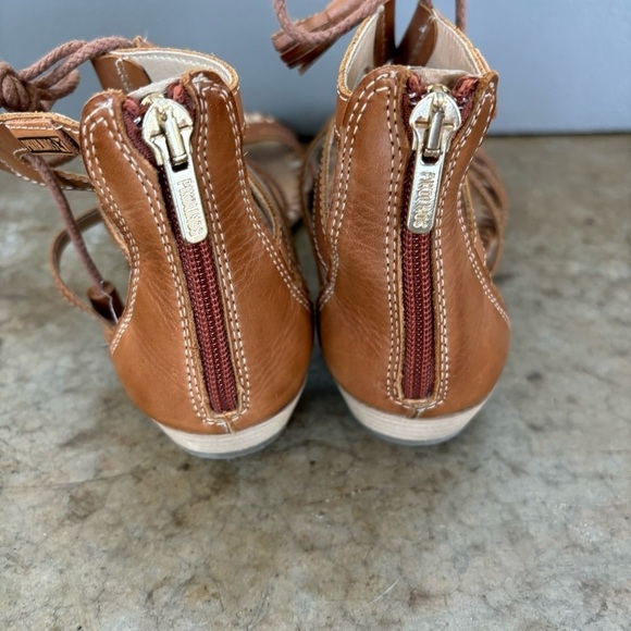 Pikolinos Leather Gladiator Sandals Size 37/6.5 - Picture 5 of 9